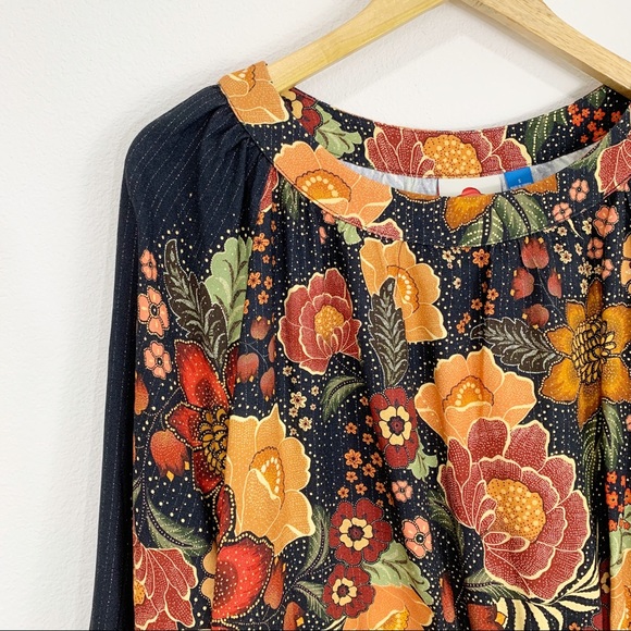 Anthropologie Farm Rio Whitney Blouse S - Picture 8 of 8